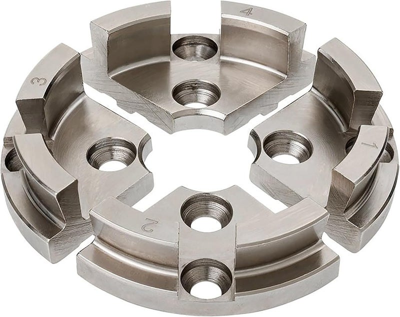 BMTURNING BMT-JS70N 70mm Dovetail Jaws for Woodturning Lathe Chucks, Extended and reverse dovetails handle both bowls and spindle workpieces, Compatible with Super NOVA 2, G3. - Image 1